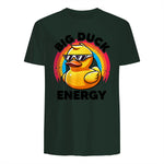 Big Duck Energy Duckie I Love Ducks Lovers Canard en caoutchouc in Forest Green - back view