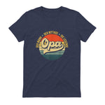 Opa Geschenke Lustig Großvater Geschenkidee Spruch Opa in Heather Navy - back view