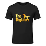 Golden Retriever Gifts - Golden Retriever T-Shirt in Black - front view