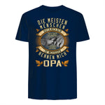 Opa Spruch Die Meisten Menschen Nennen Mich Beim Namen in Navy - back view