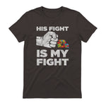 Autism Awareness for Parents of Autistic Kids T-Shirt in Dark Chocolate - back view