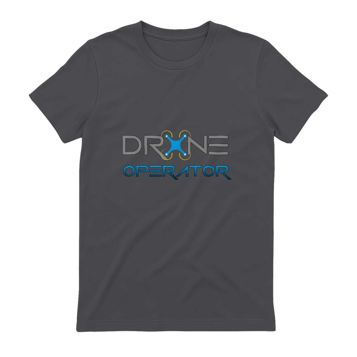 Drone Operator Aircraft Pro Expert Pilot For Men Women Idée in Charcoal - back view