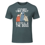 Design sur le thème des chiens pour les amoureux des chiots et les toiletteurs de chiens in Dark Heather - front view