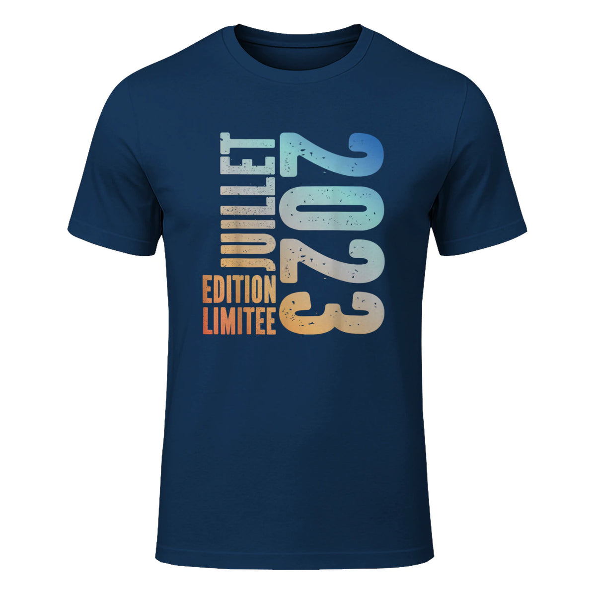 I Have Two Titles Dad And Grandad Funny Father's Day Gift Copy in Navy - front view