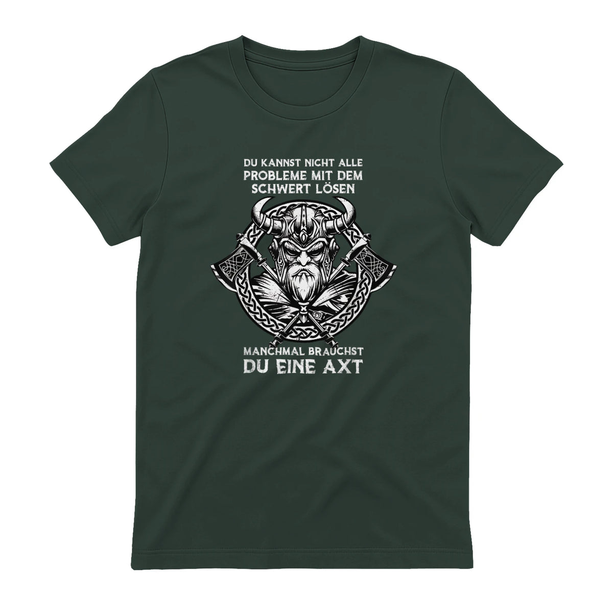 Manchmal brauchst Du eine Axt Son of Odin Valhalla in Forest Green - back view