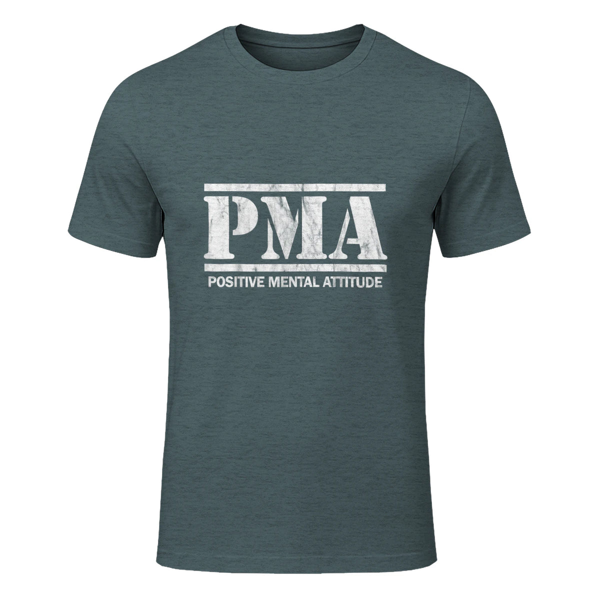 Attitude mentale positive. PMA in Dark Heather - front view