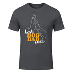 Best Dog Dad Ever Le meilleur papa chien du monde - Chiens in Charcoal - front view
