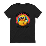 Big Duck Energy Duckie I Love Ducks Lovers Canard en caoutchouc in Black - back view