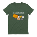 Anti-dépresseurs Chat Collection Chats Kitty Cat in Military Green - back view