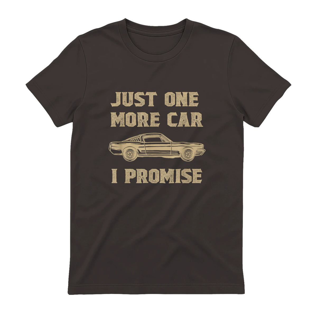 Design for Car Lovers & Mechanics One More Car Part Promise in Dark Chocolate - back view