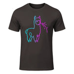 Fluff Around and Find Out Funny Fluffy Spitting Lama in Dark Chocolate - front view