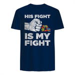 Autism Awareness for Parents of Autistic Kids T-Shirt in Navy - back view