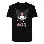 Kuromi Sanrio Character Classic Japan Design in Black - back view