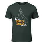 Best Dog Dad Ever Le meilleur papa chien du monde - Chiens in Forest Green - front view