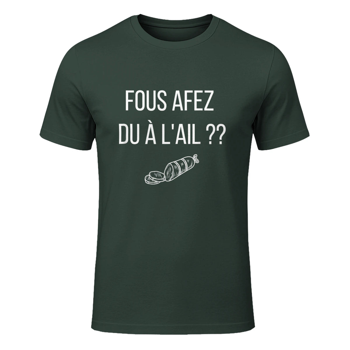Fous afez du a l'ail in Forest Green - front view