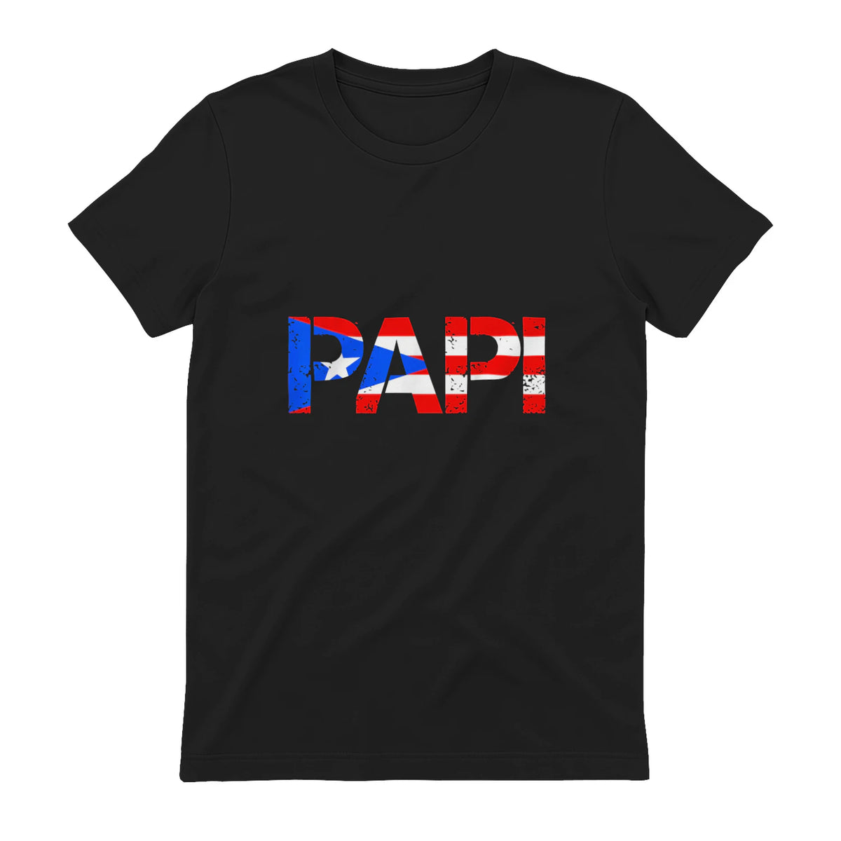 Puerto Rico Flag Father's Day Patriotic Puerto Rican Pride in Black - back view