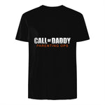 Gamer Dad Call of Daddy Call of Dad Parenting Ops in Black - back view