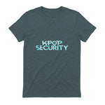 K-Pop Security Concert Staff T-Shirt in Dark Heather - back view
