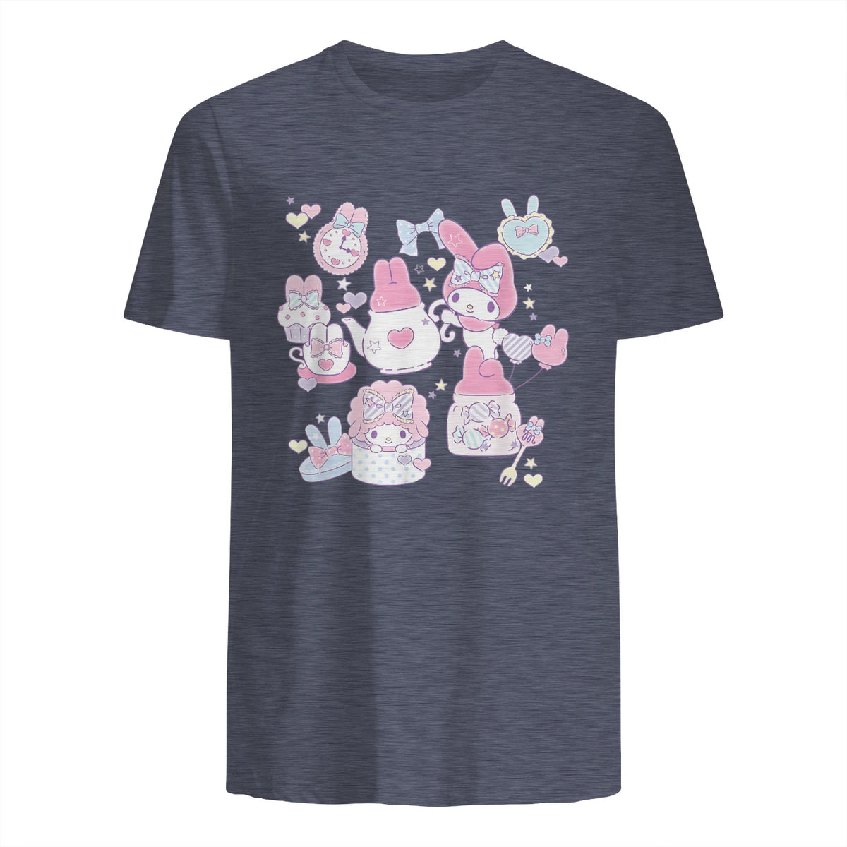 Sanrio My Melody Sweet Pink Tea Party in Heather Navy - back view