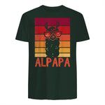 Auf ALPAPA in Forest Green - back view