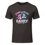Gender Reveal Daddy dad in Dark Chocolate - front view