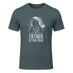 Star Wars Darth Vader Vater des Jahres, Papa Design in Dark Heather - front view
