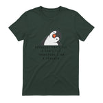 Funny Penguins T-shirt Woman Man Children Gift in Forest Green - back view
