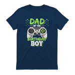 Dad of The Birthday Boy Matching Video Gamer Birthday Party in Navy - back view