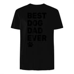 Best Dog Dad Ever – Vintage Dog Daddy – Retro Doggy Father in Black - back view