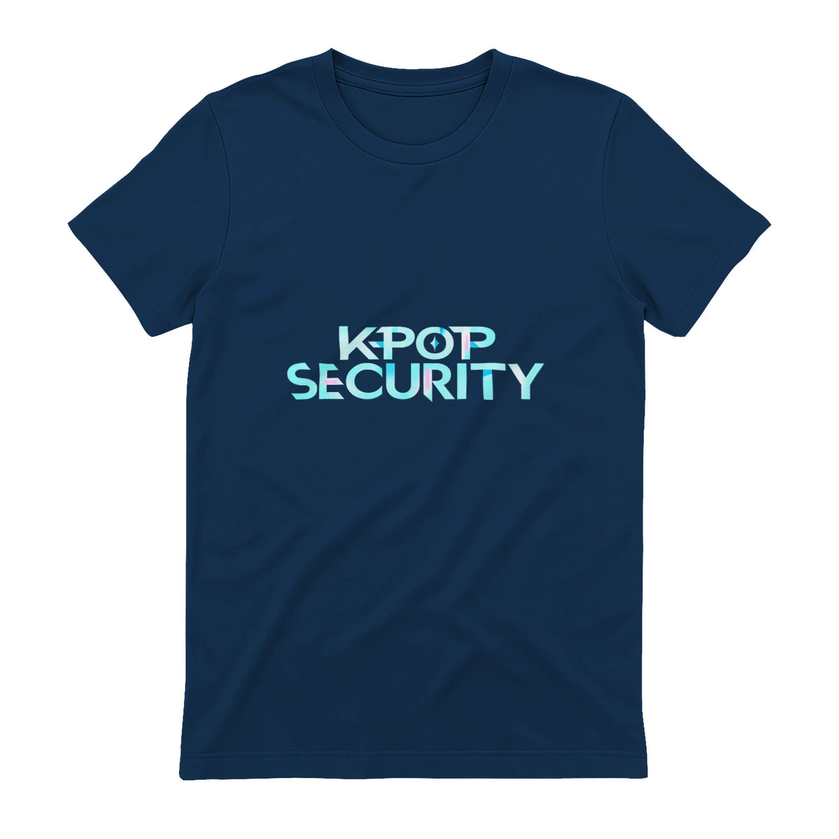 K-Pop Security Concert Staff T-Shirt in Navy - back view