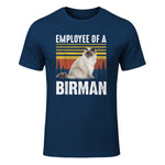 Chat – Employée de Birmanie – Sainte Birmanie in Navy - front view