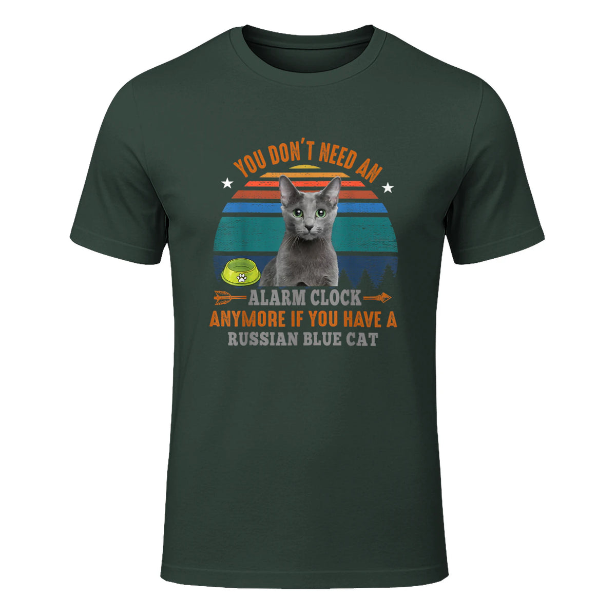 Chat – You Don't Need an Alarm Clock, Anymore, bleu russe in Forest Green - front view