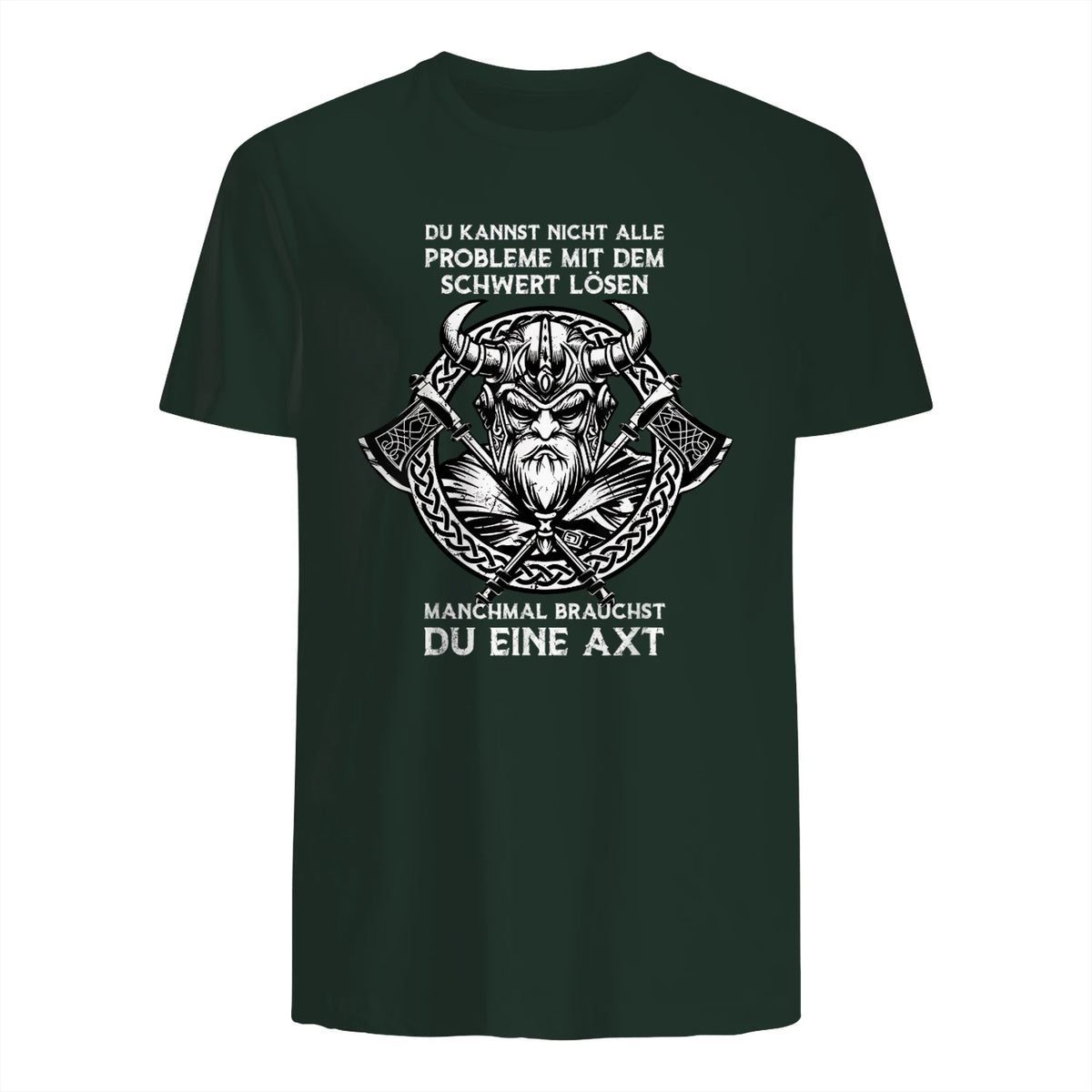 Manchmal brauchst Du eine Axt Son of Odin Valhalla in Forest Green - back view