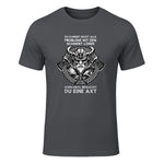 Manchmal brauchst Du eine Axt Son of Odin Valhalla in Charcoal - front view