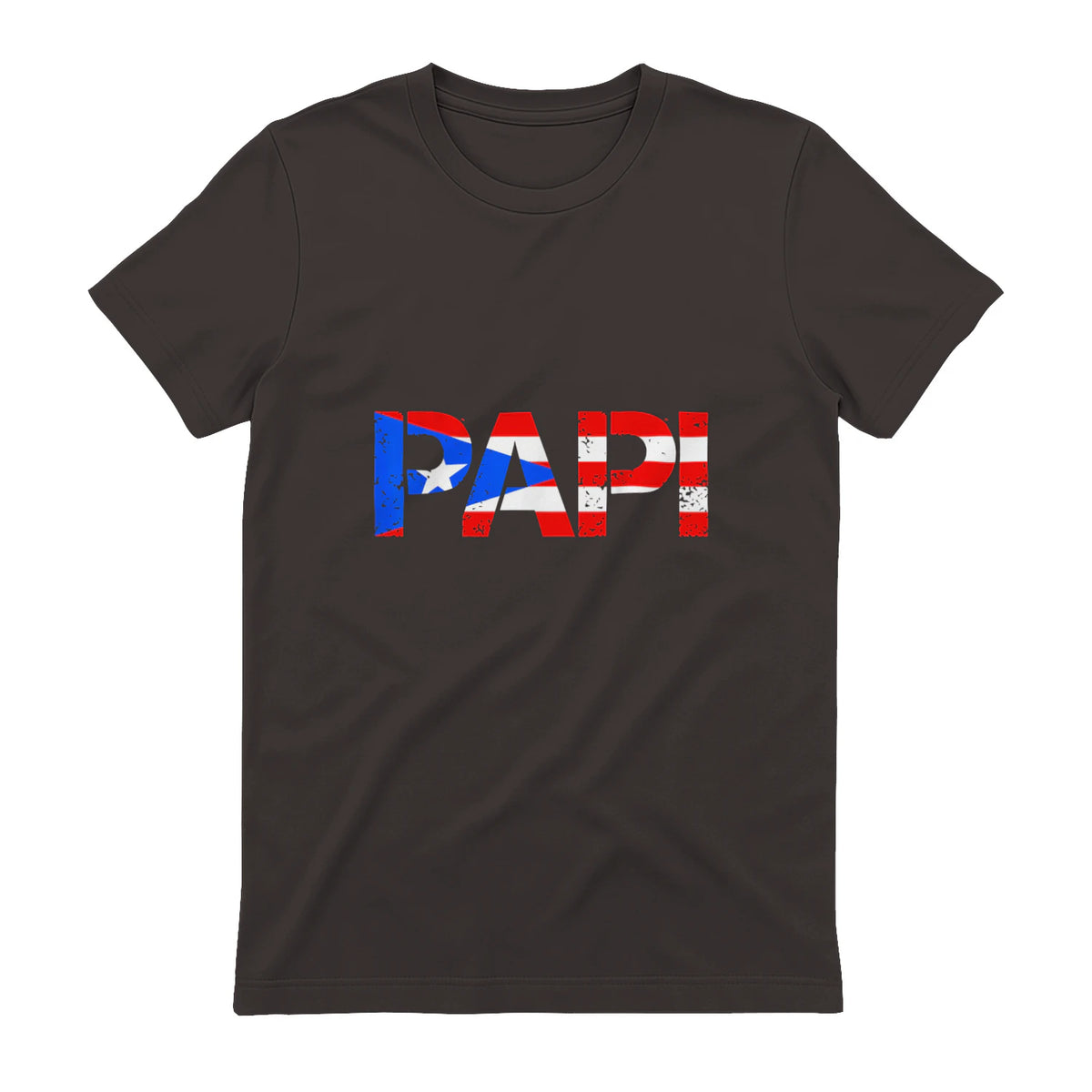 Puerto Rico Flag Father's Day Patriotic Puerto Rican Pride in Dark Chocolate - back view