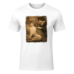 Vintage Cat Tattoo Inked Kitten Artist Funny Meme T Shirt T-Shirt in White - front view
