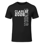 Class of 2026 Senior 2026 Graduation 2025 Student Kids T-Shirt in Black - front view