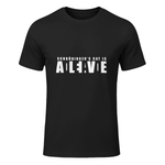 Schrodinger's Cat is Alive and Dead - The Famous Geek Quote T-Shirt in Black - front view