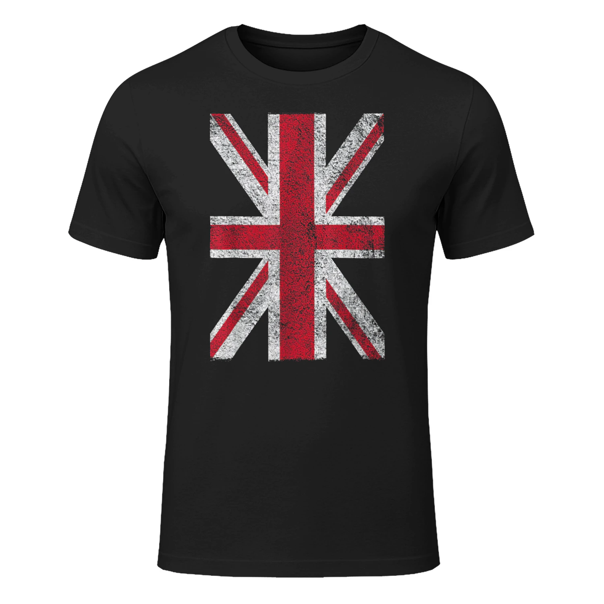 UNION JACK FLAG UNITED KINGDOM GREAT BRITAIN ENGLAND in Black - front view