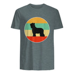Chemise Briard, Maman chien Papa chien Love-r Gift in Dark Heather - back view
