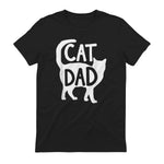 Best Cat Dad Fathers Day Men Kitty Daddy Papa Christmas Meow in Black - back view