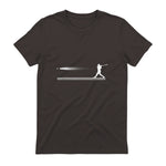 Baseball Apparel - Baseball T-Shirt in Dark Chocolate - back view