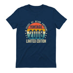 Vintage Eighteenth Birthday T-Shirt in Navy - back view