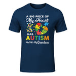 A Big Piece of My Heart Has Autism and He's My Grandson in Navy - front view