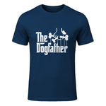 The Dogfather Dog Dad Dog Lover in Navy - front view