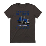 Camion et Routier, mec Simple, Chauffeur Poids Lourds in Dark Chocolate - back view
