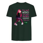 Kawaii Anime Girl Kawaii Clothes Anime Clothing Goth Girl in Forest Green - back view