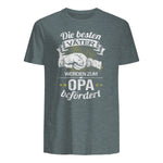 Die Besten Väter Werden Zum Opa Befördert I Geburt I Baby in Dark Heather - back view