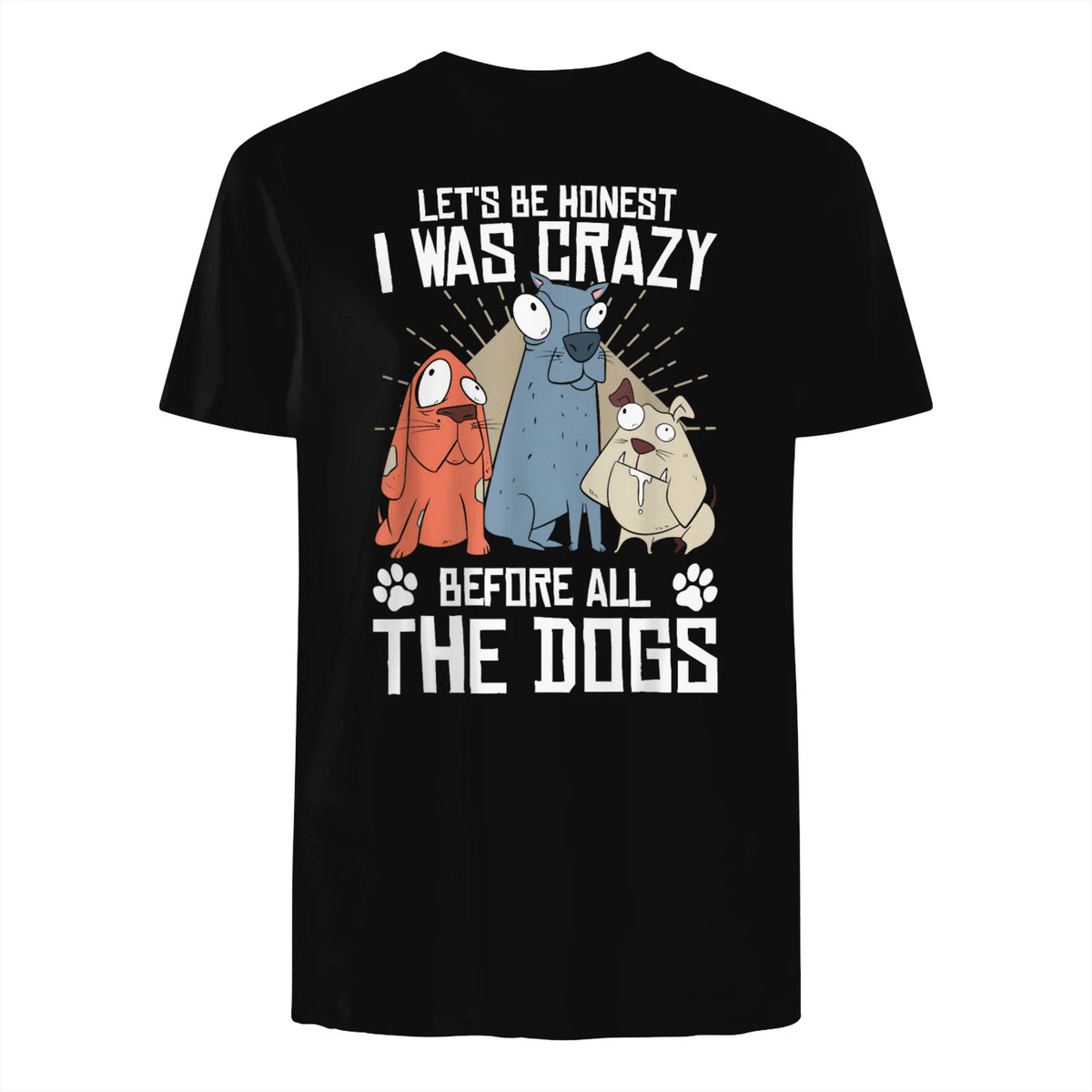 Design sur le thème des chiens pour les amoureux des chiots et les toiletteurs de chiens in Black - back view