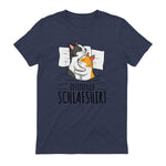 Offizielles Schlafshirt Katze Kater Katzen in Heather Navy - back view
